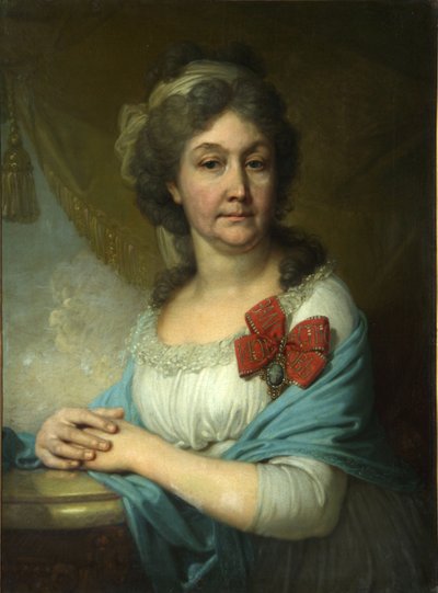 Portrett av baronesse Varvara Vasilyeva, 1800 av Vladimir Lukich Borovikovsky