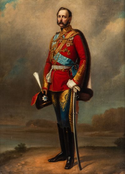 Portrett av keiser Alexander II 1818-1881, andre halvdel av 1800-tallet. av Vladimir Vasilyevich Perov