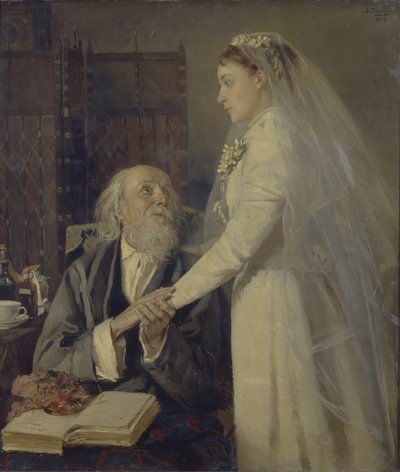 Før bryllupet. Farvel, 1894 av Vladimir Yegorovich Makovsky