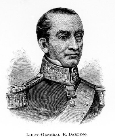 General Sir Ralph Darling , britisk soldat og kolonialguvernør, 1886. av WA Hirschmann