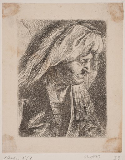 Gammel Italienerinde av W.A. Müller
