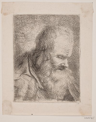 Bearded Olding, Bust av W.A. Müller