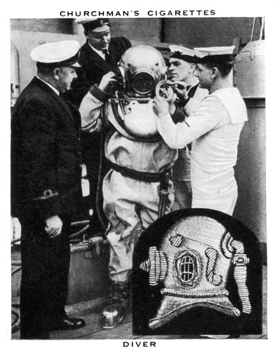 Dykker, 1937. av WA and AC Churchman