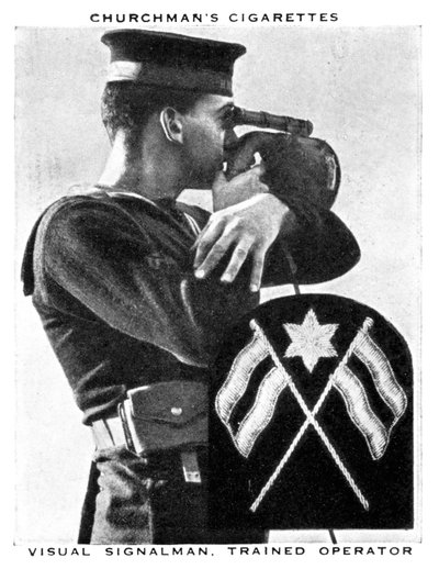 Visual Signalman, utdannet operatør, 1937. av WA and AC Churchman