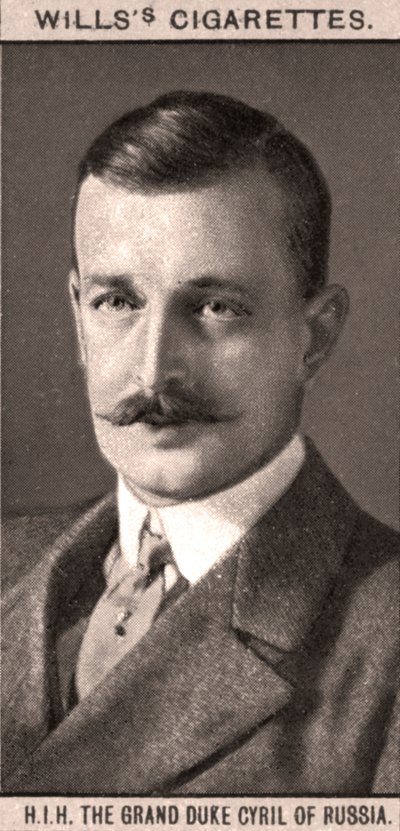 H.I.H Storhertug Cyril av Russland, 1908. av WD and HO Wills