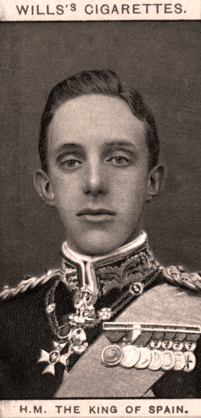 H.M. Kongen av Spania, 1908. av WD and HO Wills