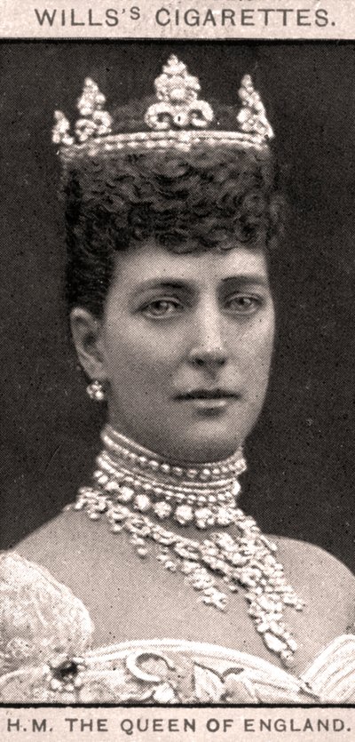 H.M. Dronningen av England, 1908. av WD and HO Wills