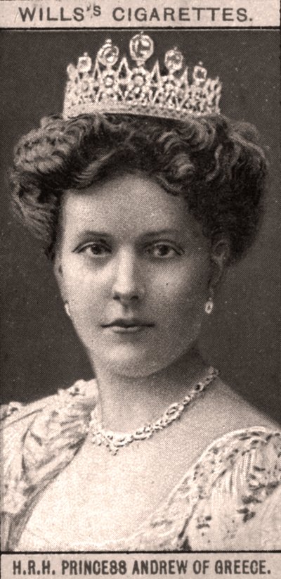 H.R.H. Prinsesse Andrew av Hellas, 1908. av WD and HO Wills