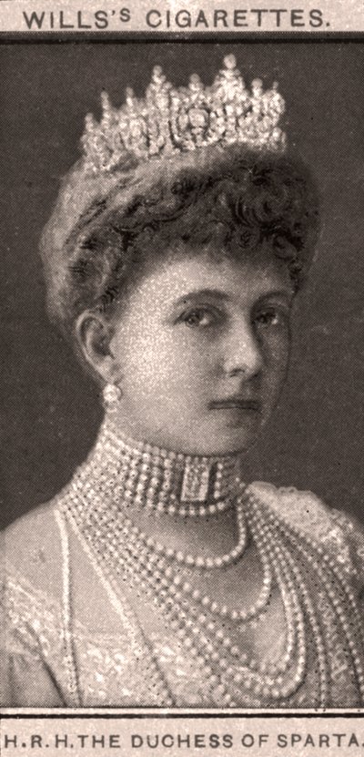H.R.H hertuginnen av Sparta, 1908. av WD and HO Wills