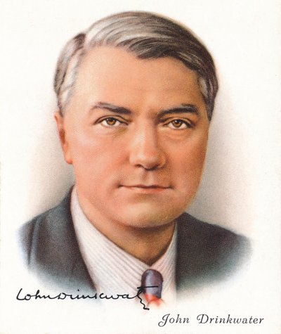 John Drinkwater, 1937. Artister: Ukjent, WD & HO Wills. av WD and HO Wills