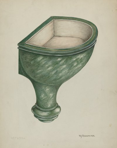 Holy Water Font, Santa Barbara av W.J. Goodacre