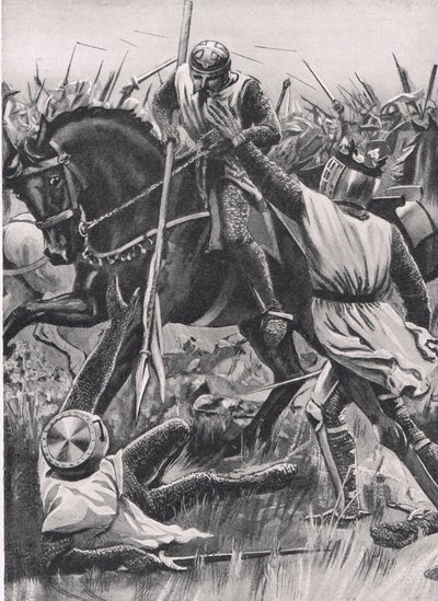 "Hold Fellow, I am Henry of Winchester you King", illustrasjon fra 