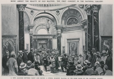 Den første konserten i Nasjonalgalleriet av W.R.S. Stott