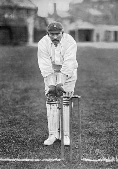 Thomas Russell, Essex cricketspiller, c1899. av William Albert Rouch