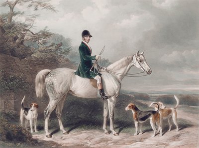 Mr. William Long på Bertha, gravert av E. Hacker, 1849 av W. Barraud
