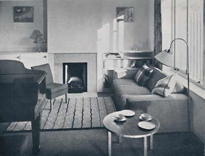 Elsa Booth - Stue som var planlagt å romme et flygelforte, 1939 av W. Dennis Moss