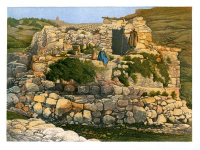 The Well of En-Rogel, Jerusalem, c1870. av W. Dickens