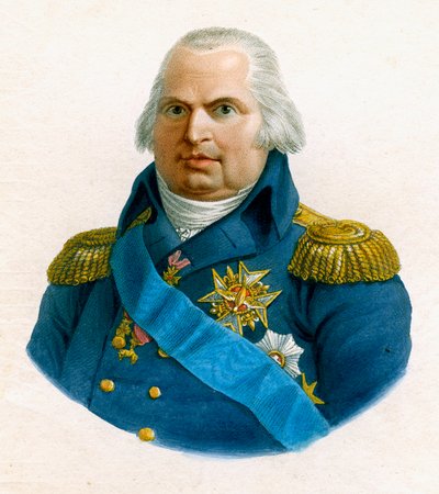 Louis XVIII, konge av Frankrike, 1800-tallet. av W Evans