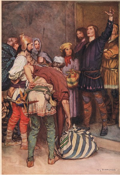 Hamlet ønsker de reisende spillerne velkommen til Helsingør, fra 