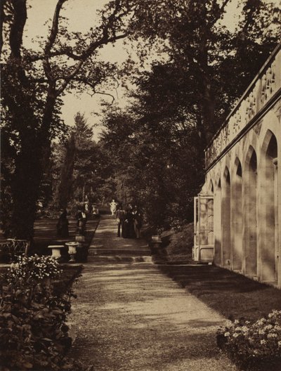 Orangeri og blomsterhage i Singleton, Glamorganshire av W. Graham Vivian