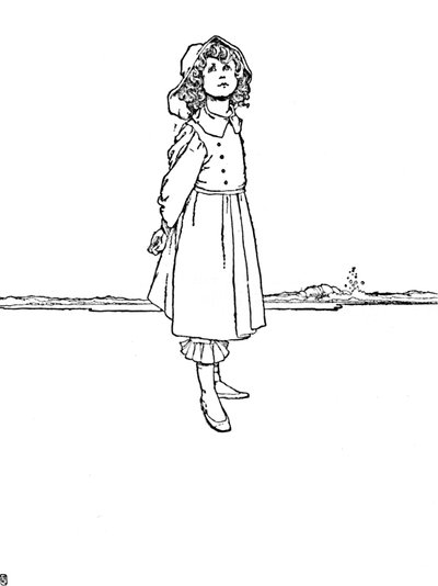 Og Karen var kledd veldig pent, c1930 av William Heath Robinson