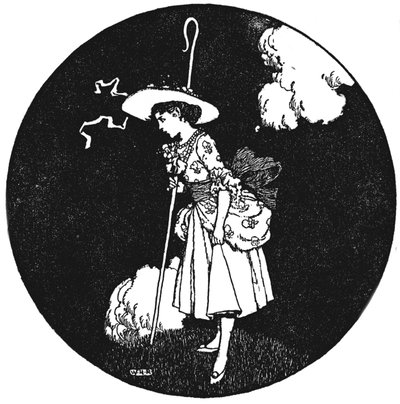 Gjeterinnen og skorsteinsfeieren, c1930 av William Heath Robinson