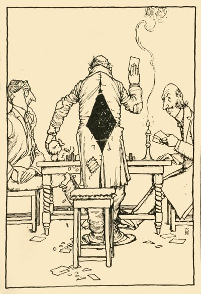 Vinnerkortet på diamant-ess, 1910. av William Heath Robinson