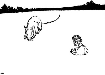 Du stakkars lille ting! Sa Field-Mouse, c1930 av William Heath Robinson