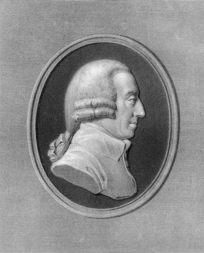 Adam Smith , skotsk filosof og økonom fra 1800-tallet, 1836. av W. Holl
