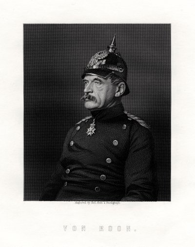 Albrecht Theodor Graf Emil von Roon, prøyssisk soldat og politiker, 1800-tallet. av W. Holl