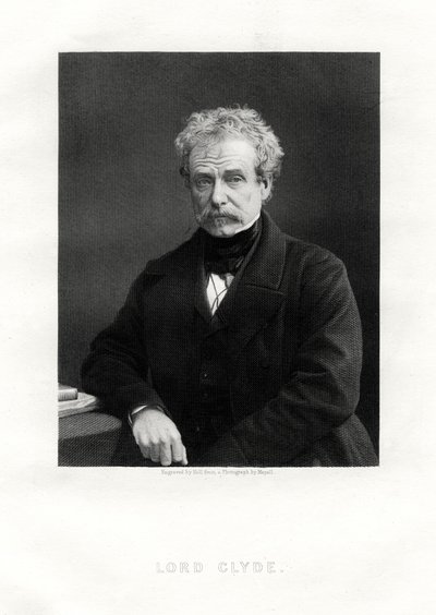 Colin Campbell, 1st Baron Clyde, skotsk soldat, 1800-tallet av W. Holl