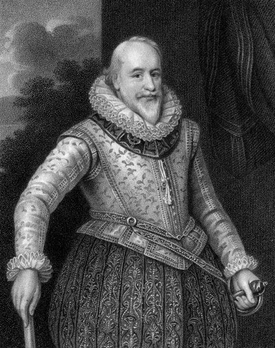 George Carew, 1. jarl av Totnes 1555-1629, 1824. av W. Holl