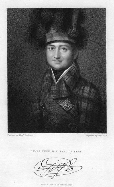 James Duff 1729-1809, 2. jarl av Fife, 1830. av W. Holl