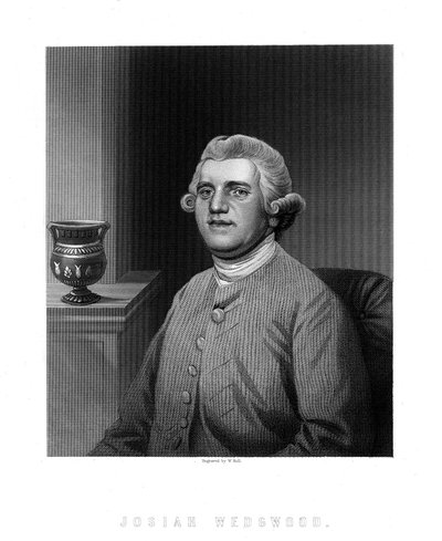 Josiah Wedgwood , engelsk industrimann og keramiker av W. Holl