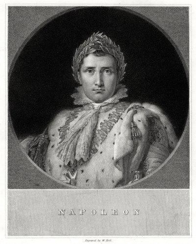 Napoleon Bonaparte, 1800-tallet. av W. Holl