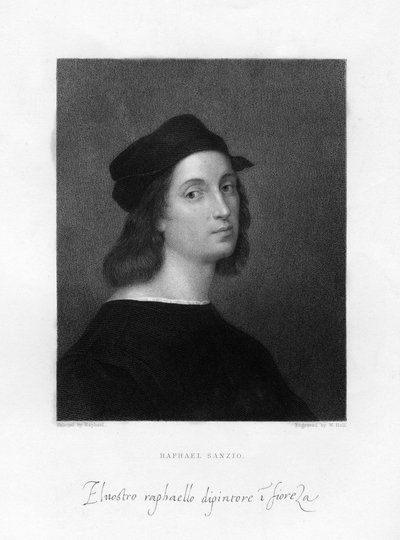 Raphael, florentinsk malermester, 1834. av W. Holl