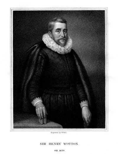 Sir Henry Wotton , engelsk forfatter og diplomat, 1824. av W. Holl
