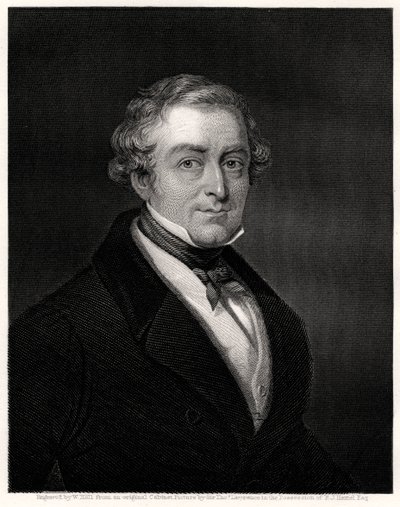Sir Robert Peel, britisk statsminister, 1800-tallet av W. Holl