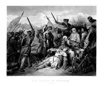 Slaget ved Ravenna, 11. april 1512, 1875 av W. Hulland