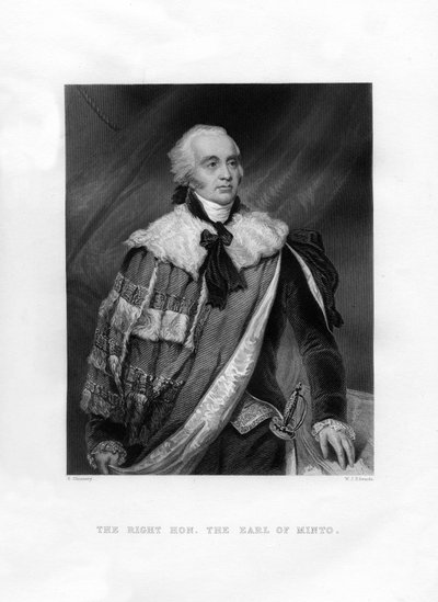 Gilbert Elliot Murray-Kynynmound, 1. jarl av Minto, 1800-tallet. av W. J. Edwards