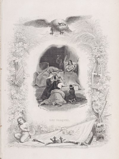 Skjebnene, fra The Songs of Béranger, 1829. Skapere: W. J. J. Déshauvents, Melchior Péronard. av W. J. J. Déshauvents, Melchior Péronard