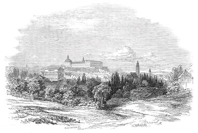 Gotha - fra Hans Kongelige Høyhet Prins Alberts tegning, 1845. av W. J. Linton