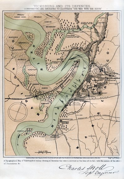 Vicksburg, Mississippi, og dets forsvar, 1862-1867. av W Kemble