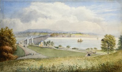 Severn jernbanebro av W. Key