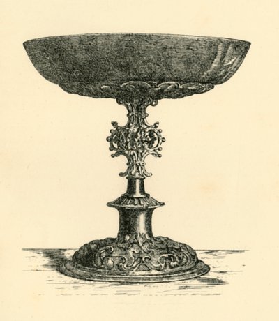 Silver tazza, tidlig på 1600-tallet, 1881. av W. M. McGill