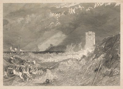 Inngang til Fowey Harbour, Cornwall av W. R. Smith