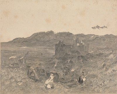 Harlech Castle, Nord-Wales av W. R. Smith