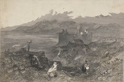Harlech Castle, Nord-Wales av W. R. Smith