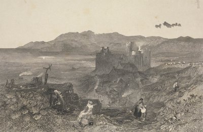 Harlech Castle, Nord-Wales av W. R. Smith