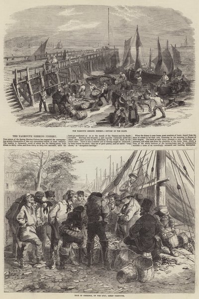 Yarmouth-sildfisket av W. R. Woods